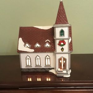 DEPT 56 SNOW VILLAGE “SHADY OAKS CHURCH”
